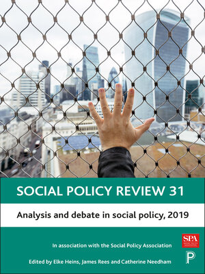 cover image of Analysis and Debate in Social Policy, 2019